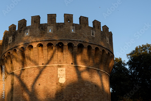 Borghetto di ostia antica, Piazza Della Rocca, Rome, Italy