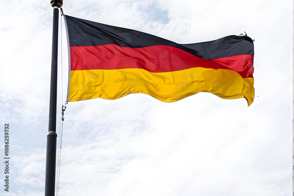 the national flag on a white background the national flag on a white background