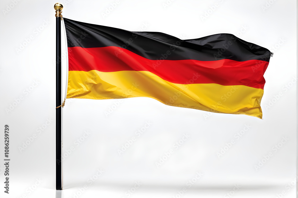 the national flag on a white background the national flag on a white background