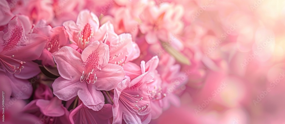 custom made wallpaper toronto digitalVibrant Pink Flower Background Rhododendron Plant