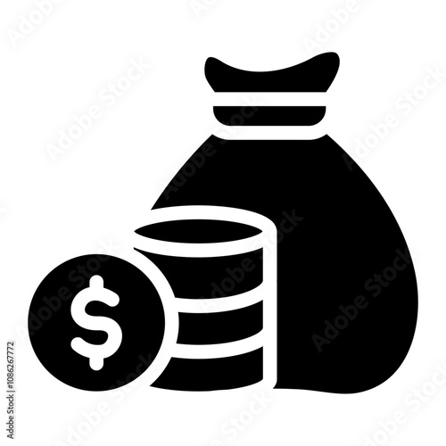 Money solid icon