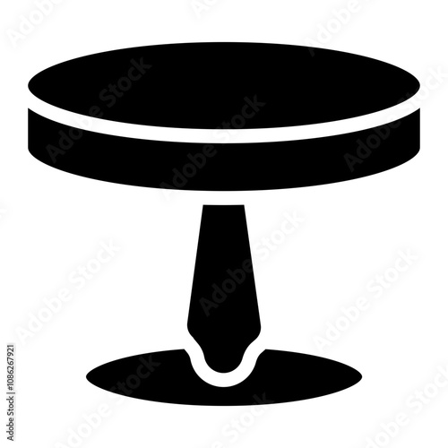 Potter wheel solid icon
