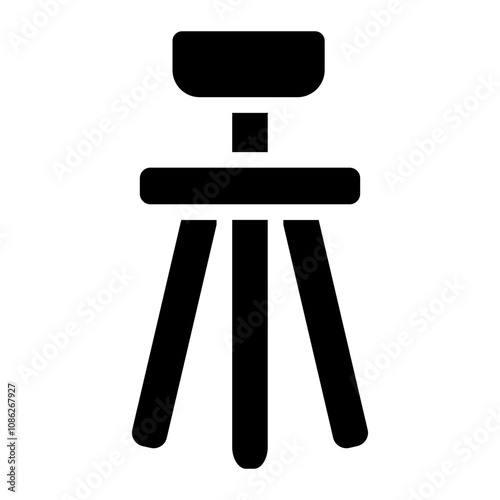 Stand solid icon