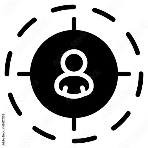 Target solid icon