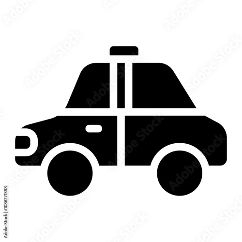 Car rental solid icon