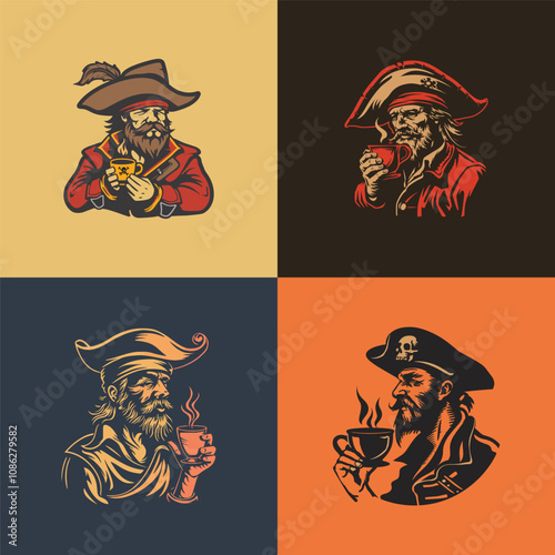 Sailor logo design vector