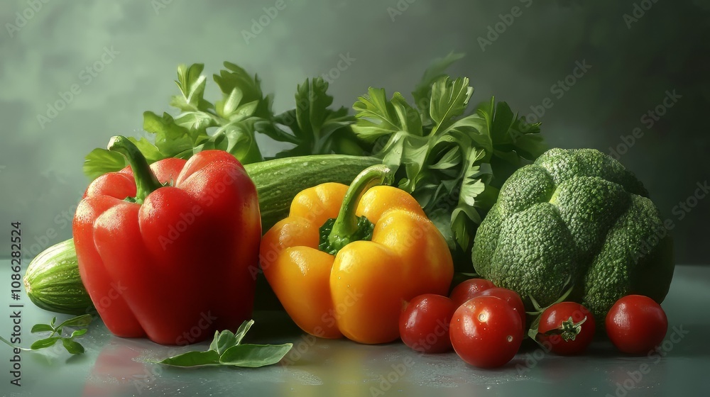 Illustrations of vegetables, green fresh organic ripe veggies. food vectors. Ultra realistic. Photorealistic Illustrations of vegetables, green fresh organic ripe veggies. food vectors. Ultra realistic. Photorealistic