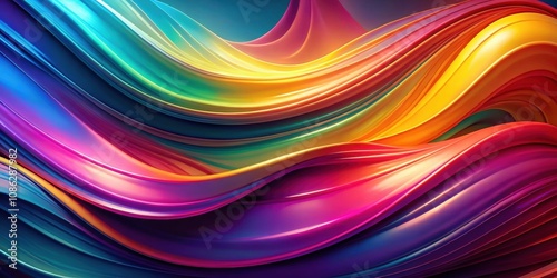 Fluid colorful abstract shape background, colorful blob for poster , vibrant, fluid, abstract, shape, background, colorful