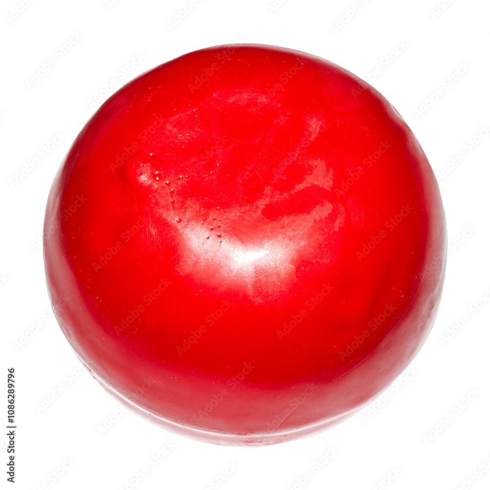 Cheese in a wax shell on a white background.Round cheese covered with wax.Cheese in wax background. Cheese in a wax shell on a white background.Round cheese covered with wax.Cheese in wax background.