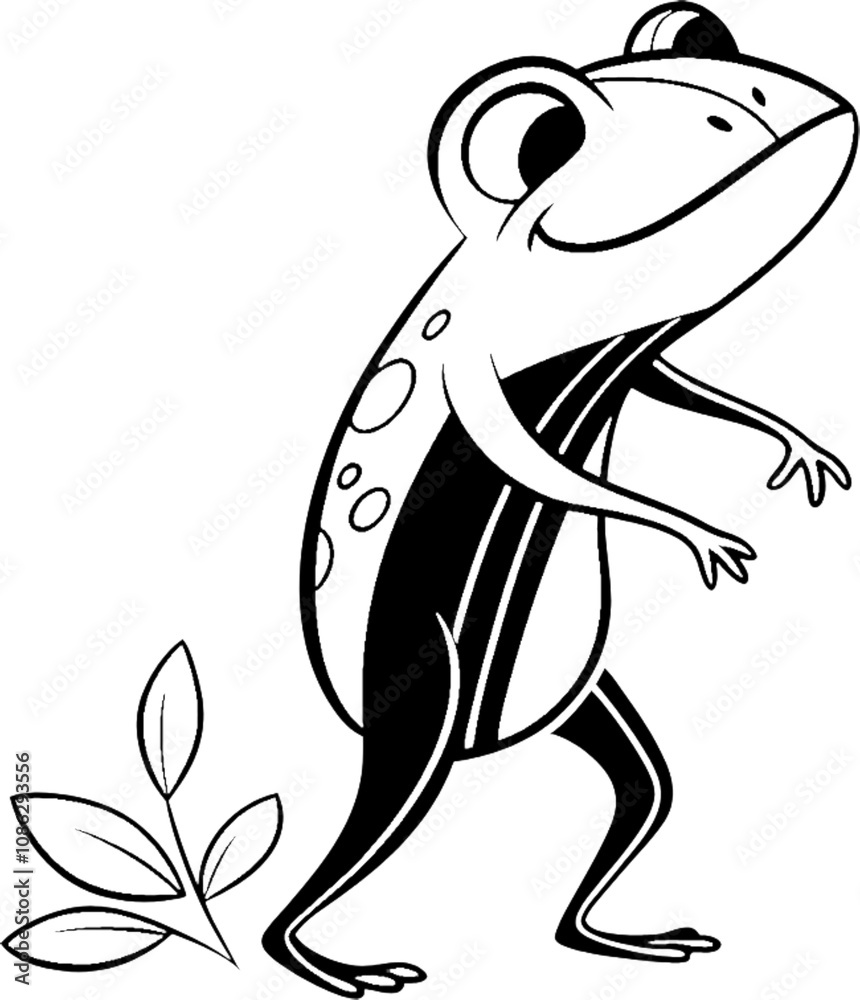 Adorable black stencil frog clipart for festive holiday and winter designs. Adorable black stencil frog clipart for festive holiday and winter designs.