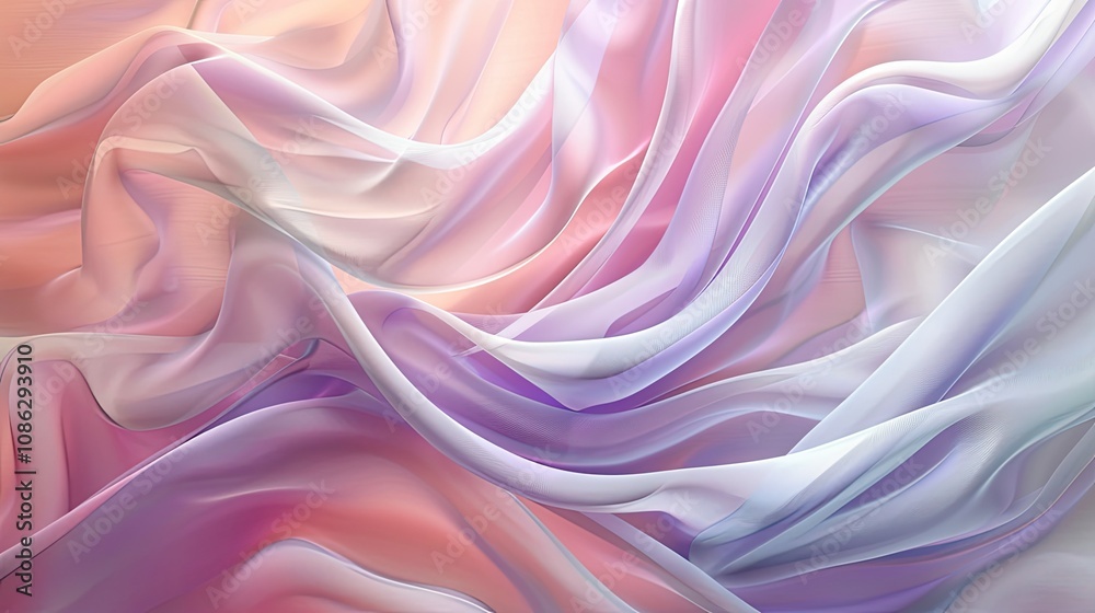 Fototapeta premium soft abstract silk wave background