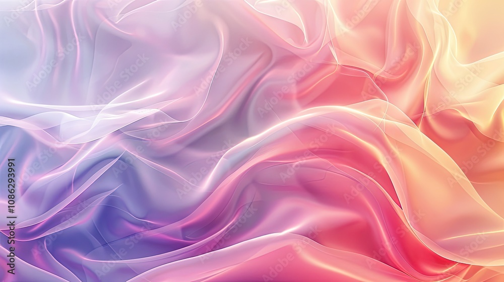 Obraz premium soft abstract silk wave background