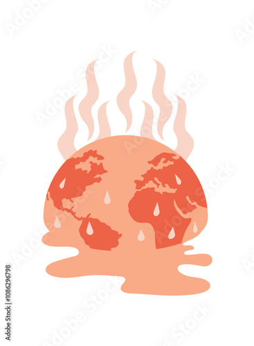 global warming melting planet