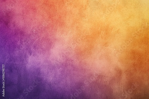 Vibrant Gradient of Purple, Orange, and Yellow Hues