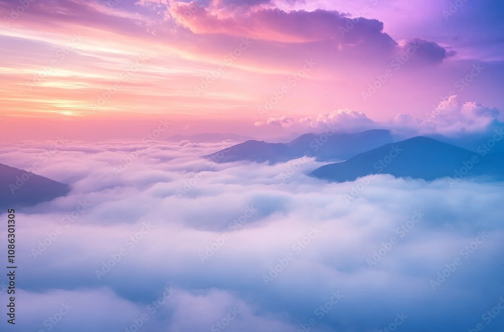A breathtaking view of a mountain range bathed in the golden light of sunrise, with layers of fluffy clouds stretching out below, creating a dreamy and ethereal scene. A breathtaking view of a mountain range bathed in the golden light of sunrise, with layers of fluffy clouds stretching out below, creating a dreamy and ethereal scene.
