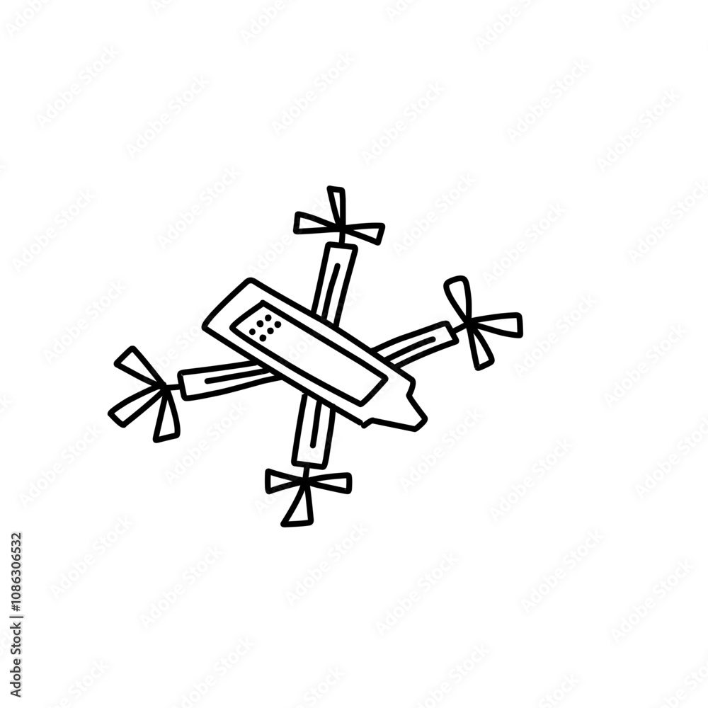 drone line icon drone line icon