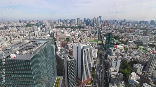 Panoramic view of metropolitan Tokyo