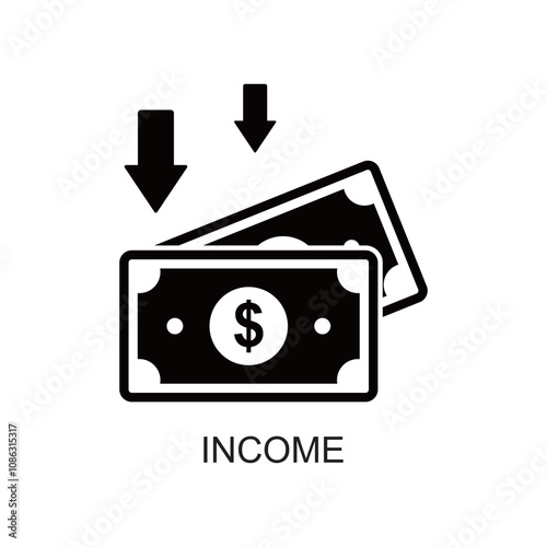 income icon , payment icon vector