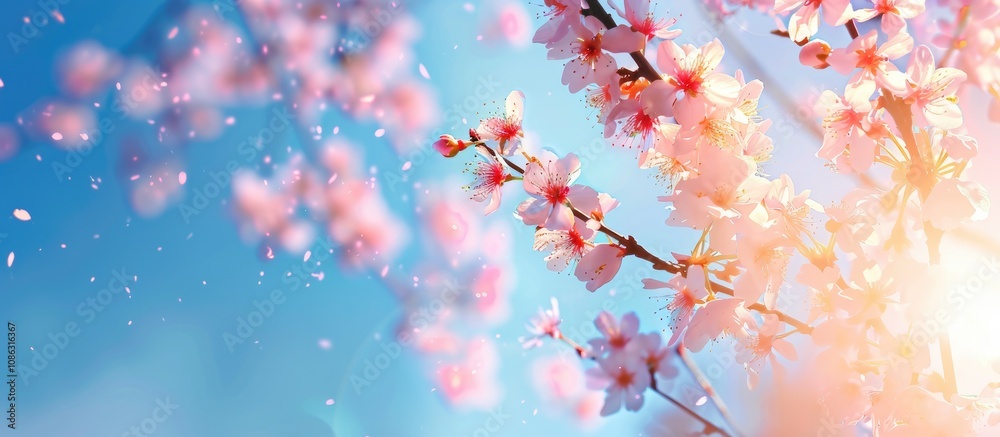 Floral Bloom Under Clear Blue Sky Floral Bloom Under Clear Blue Sky