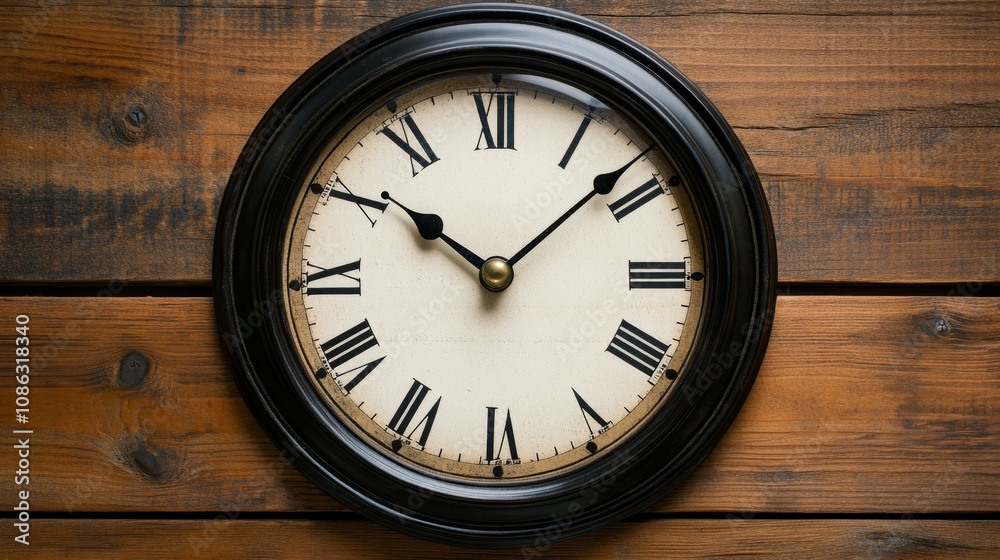 Clock showing time urgency, a reminder of life's fleeting moments and the importance of making the most of every second. Clock showing time urgency, a reminder of life's fleeting moments and the importance of making the most of every second.