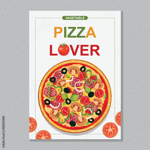 "Bold, vibrant pizza flyer design featuring mouthwatering images, irresistible offers, and easy ordering details. Perfect for grabbing attention and satisfying your customers' cravings!"
