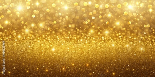 Glittering gold background with a luxurious texture, shimmer, sparkly, shiny, metallic, glamorous, backdrop, bright