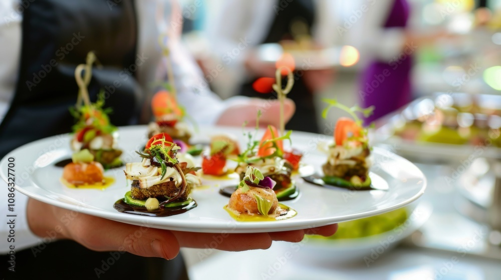 Elegant Catering Service with Gourmet Dishes Elegant Catering Service with Gourmet Dishes