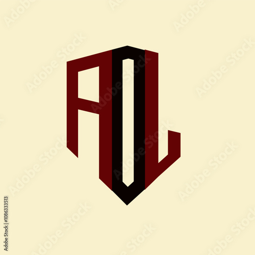 AOG creative minimalist letter logo. AOG unique vector initials alphabet letter logo design photo