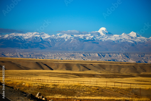 Landscape of Ngari Prefecture, Tibet, China photo