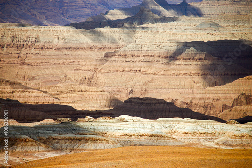 Landscape of Ngari Prefecture, Tibet, China photo