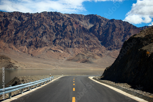Landscape of Ngari Prefecture, Tibet, China photo