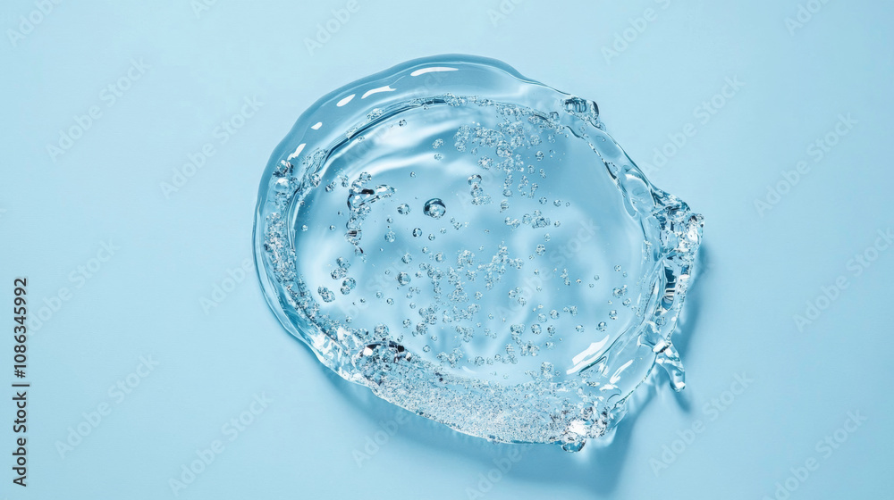 3D sample for water gel mask cleanser hydrogel with glitter fashion shiny futuristic background. poster for skin care applying procedure cosmetology cosmetic beauty spa salon relaxing blue silver post 3D sample for water gel mask cleanser hydrogel with glitter fashion shiny futuristic background. poster for skin care applying procedure cosmetology cosmetic beauty spa salon relaxing blue silver post
