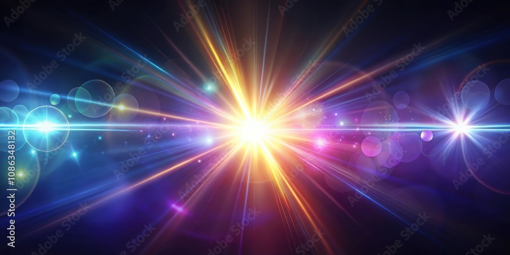 An abstract image of bright lights and optical lens flares creating a shiny effect , lights, optical, lens flares, abstract An abstract image of bright lights and optical lens flares creating a shiny effect , lights, optical, lens flares, abstract