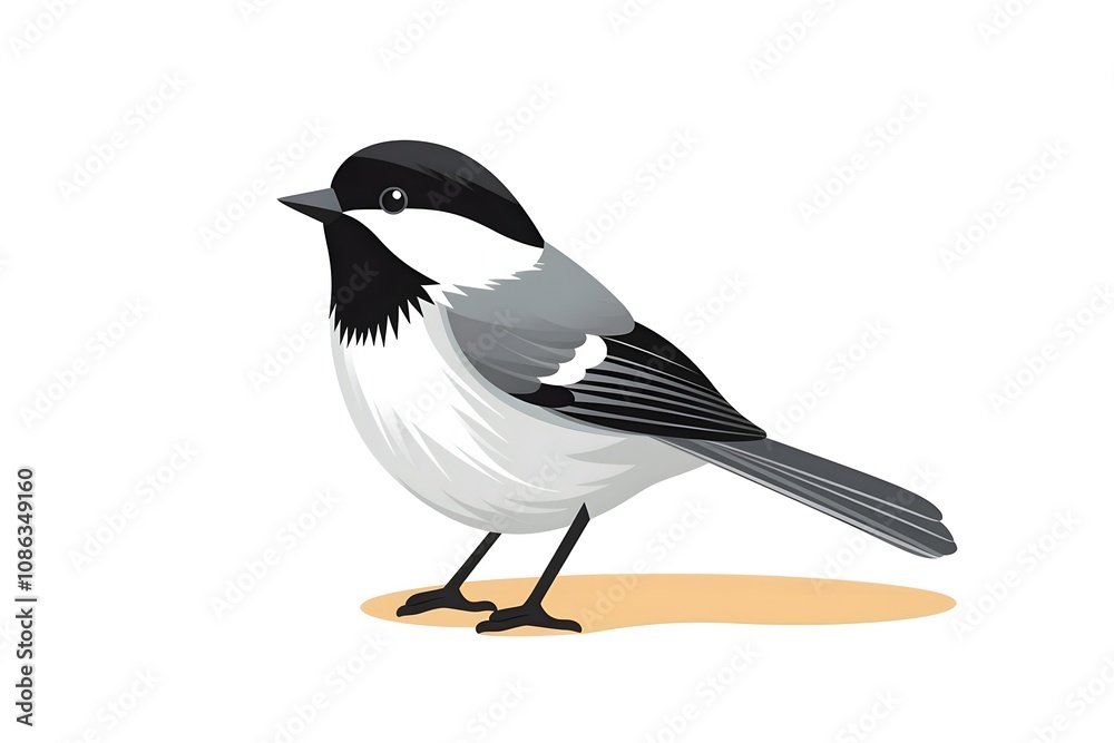 Fototapeta premium bird, animal, nature, flying, wildlife, illustration, wing, design, vector, feather, silhouette, beak, colourful, flight, horizontal, no people, art, black, blue, sky, tree branch, beautiful, freedom,