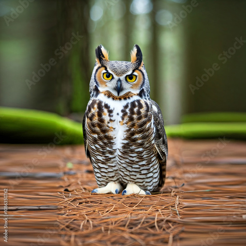 Owls have three sets of eyelids. One for blinking, one for sleeping, and one for keeping their eyes clean and healthy. These incredible adaptations help them thrive as nocturnal hunters. photo