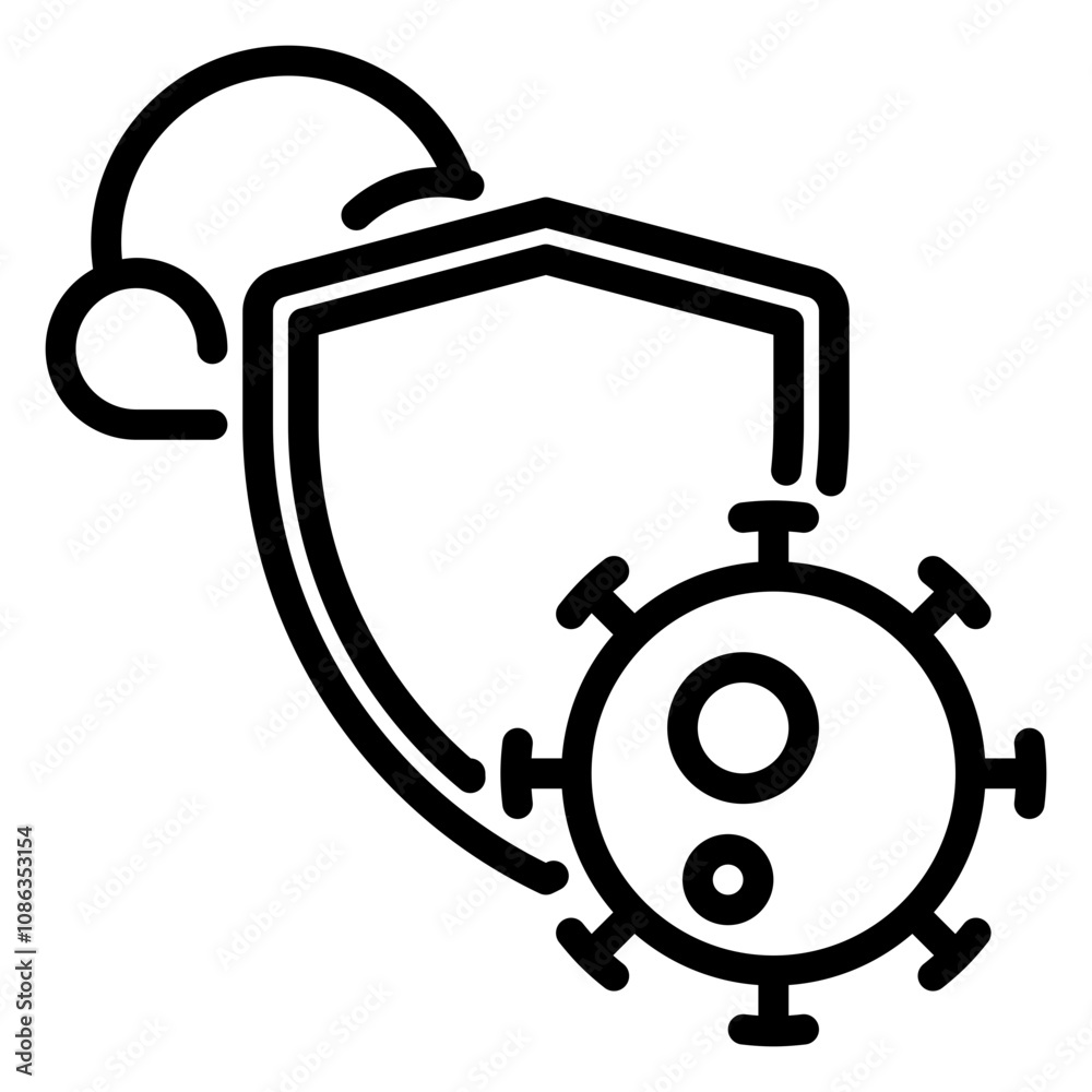 Predictive Model icon, Line icon style Predictive Model icon, Line icon style