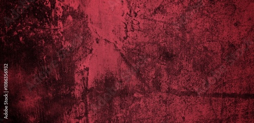 illustration Long red mossy background, abstract red leg cracked background