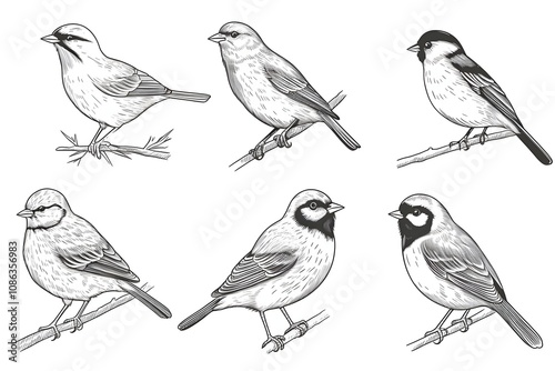 Wallpaper Mural bird, animal, nature, flying, wildlife, illustration, wing, design, vector, feather, silhouette, beak, colourful, flight, horizontal, no people, art, black, blue, sky, tree branch, beautiful, freedom, Torontodigital.ca