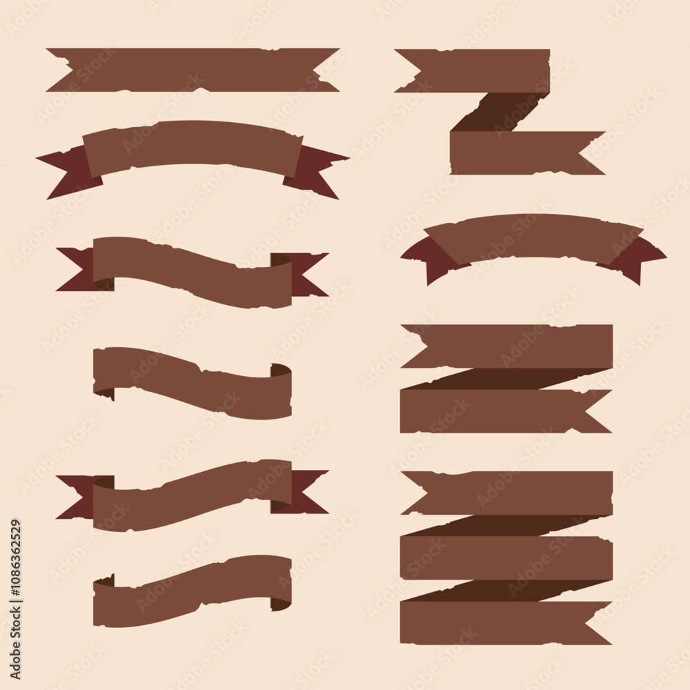 Obraz premium Ribbon Template Illustration