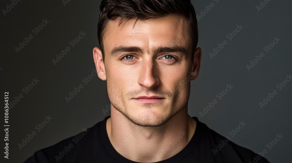 Studio Portrait of a Diverse Individual with Natural Light Studio Portrait of a Diverse Individual with Natural Light