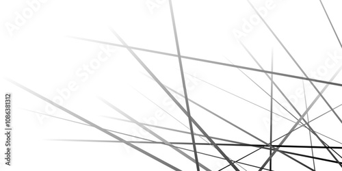 Abstract geometric white and grew line pattern on white background.Vector illustration.