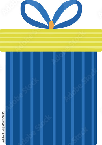 Blue and yellow gift for natal day