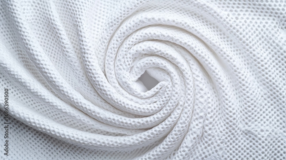 Single clean white toilet paper roll, detailed texture Single clean white toilet paper roll, detailed texture
