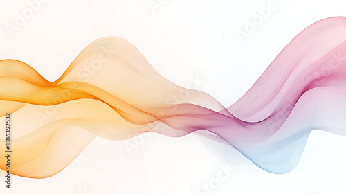 An abstract minimalist background featuring smooth flowing lines and subtle color gradients 