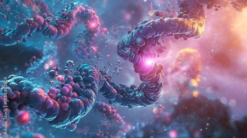 Gene regulation mechanisms expression shown in a detailed bio educational poster illustrating the role of regulatory elements in controlling gene activity Gene regulation mechanisms expression shown in a detailed bio educational poster illustrating the role of regulatory elements in controlling gene activity