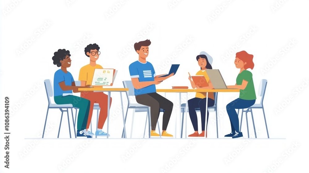 Teamwork and Collaboration: Diverse Group in Discussion Teamwork and Collaboration: Diverse Group in Discussion