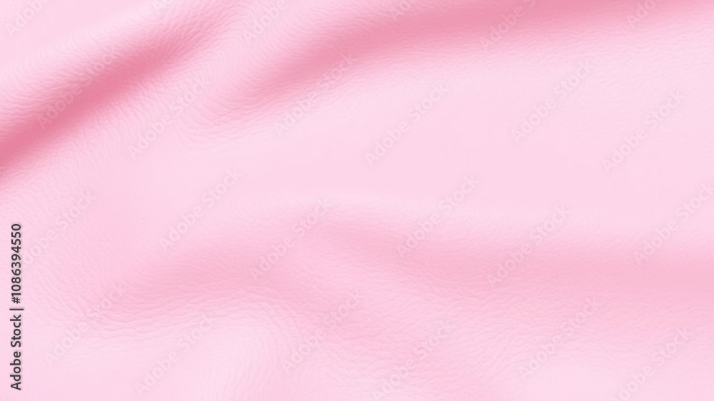 Obraz premium Smooth pink leather fabric with a high shine finish and subtle embossed patterns, luxurious fabrics, high shine finish, embossed patterns