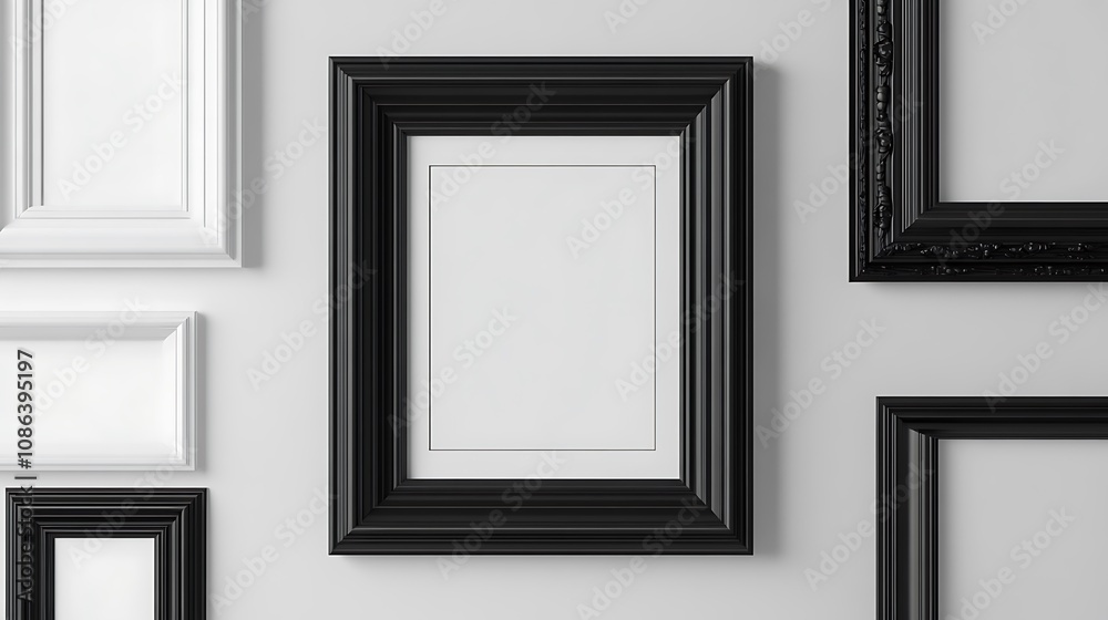 Blank Canvas in a Concrete Room Blank Canvas in a Concrete Room