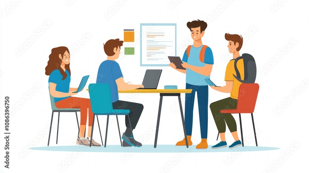 Team Collaboration in a Modern Office Setting Team Collaboration in a Modern Office Setting