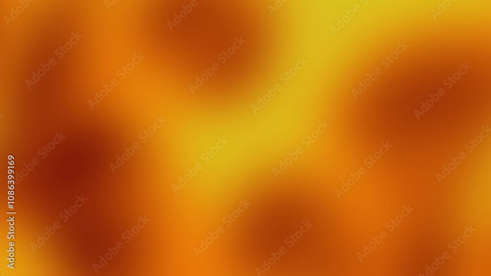 Vivid orange and yellow gradient abstract background. Smooth abstract gradient in warm tones. Abstract motion graphic in fiery hues of orange and yellow.Dynamic warm gradient background animation